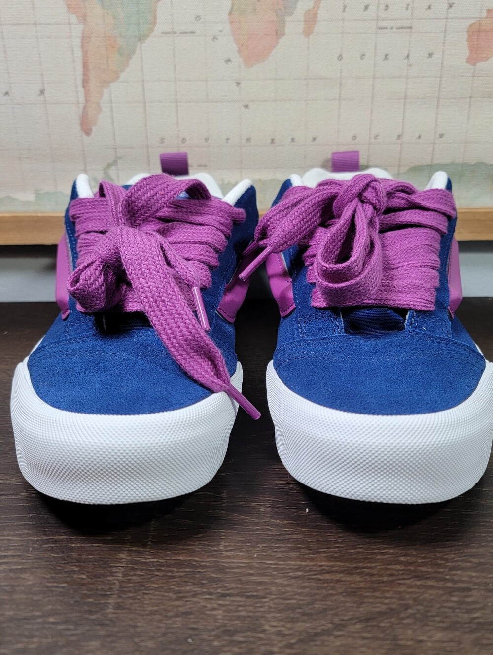 BRAND NEW Vans Knu Skool Vibrant Blue/ Purple Women's Size 8.5 - Picture 3 of 7